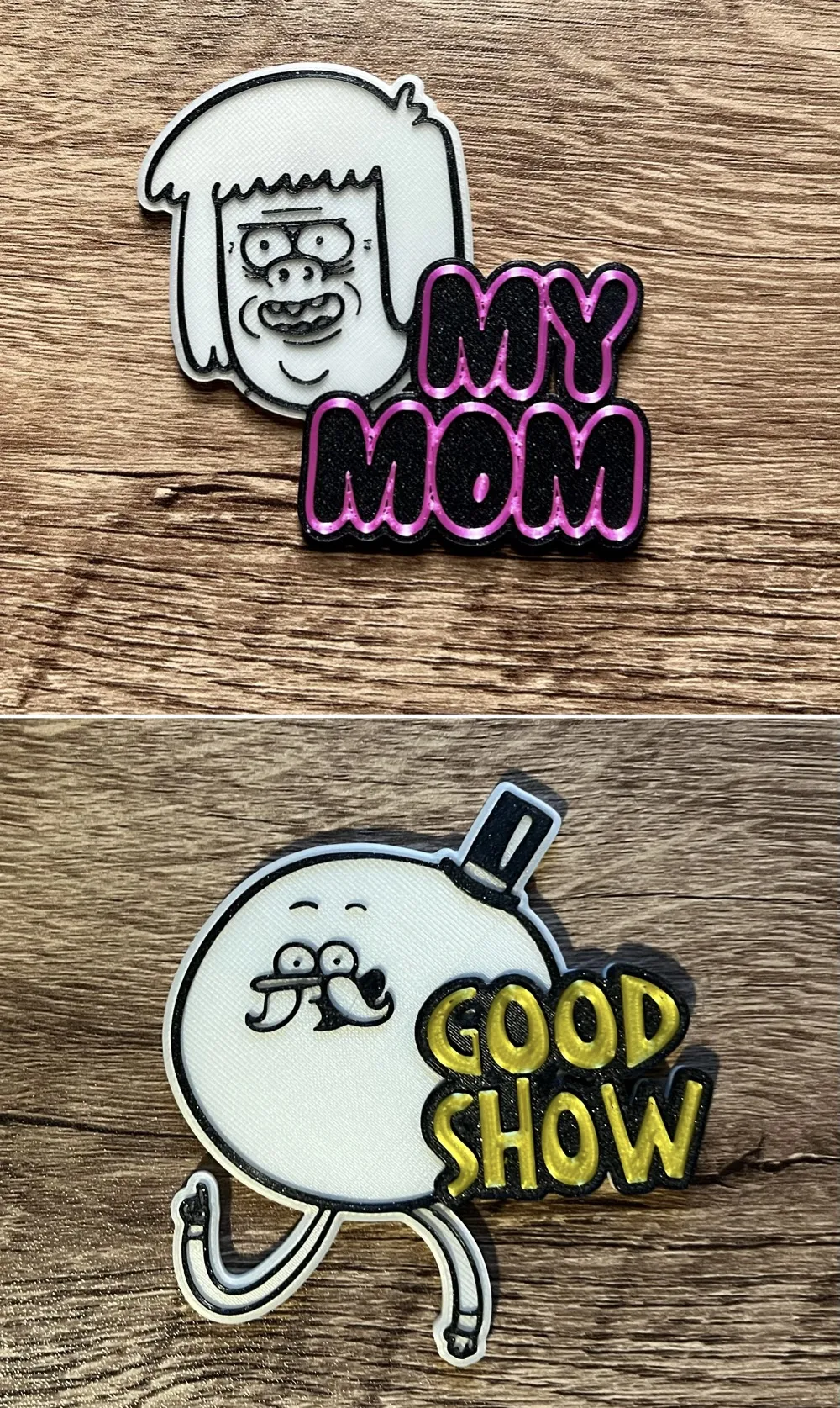 Nam nhân cơ bắp từ Regular Show - Nam châm 8x3mm