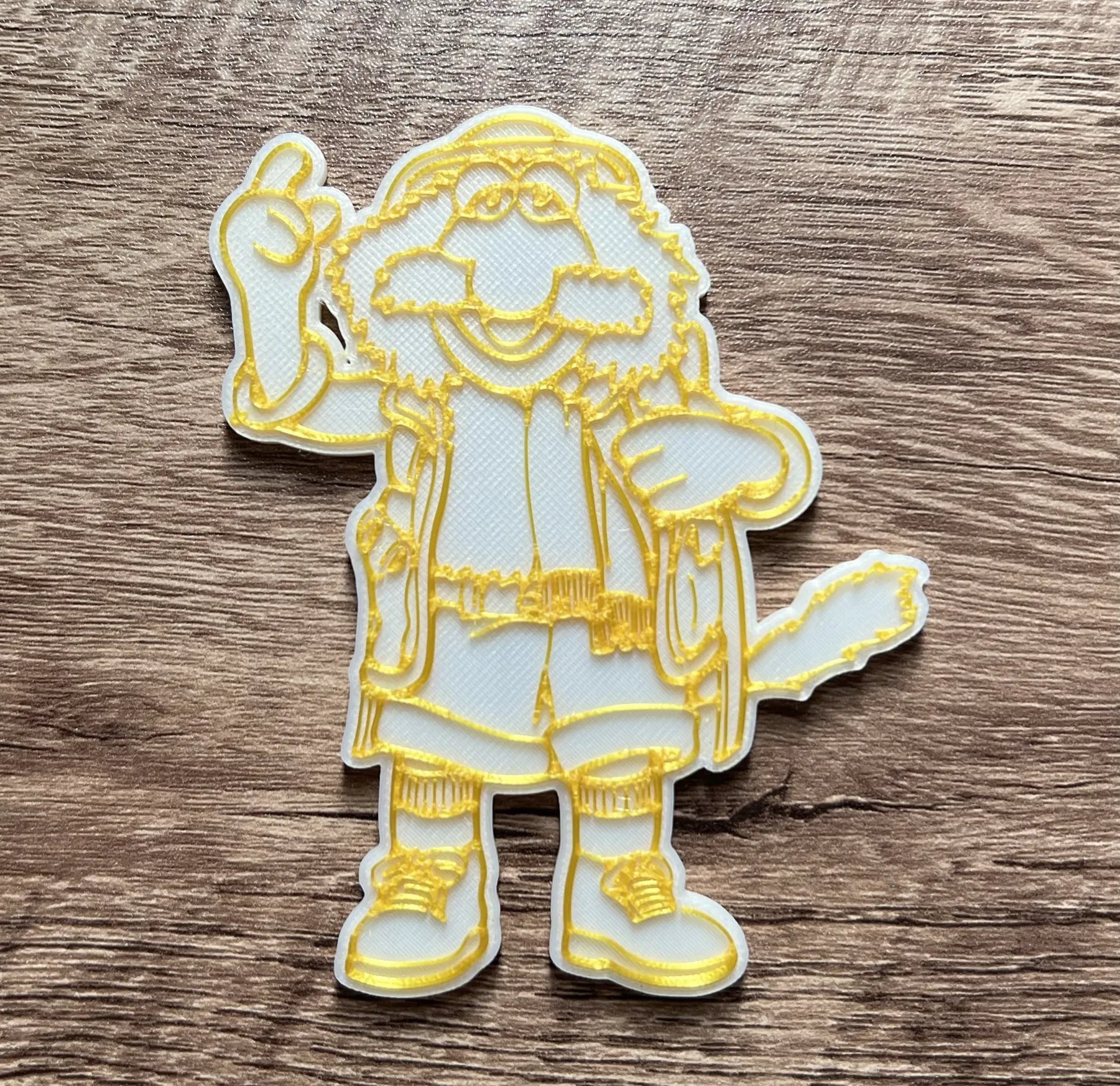 Nam châm Uncle Traveling Matt phong cách Muppet 80s