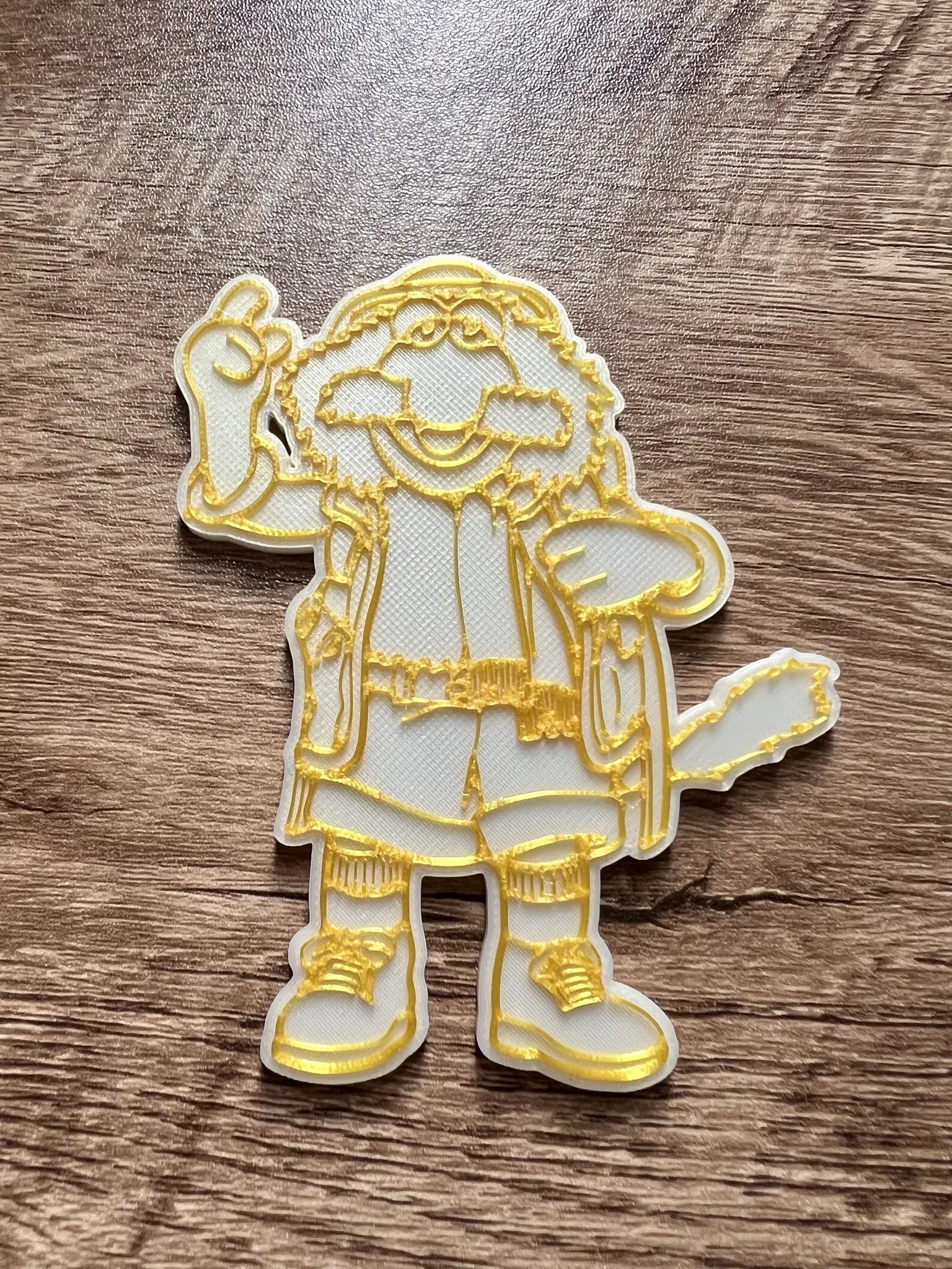 Nam châm Uncle Traveling Matt phong cách Muppet 80s