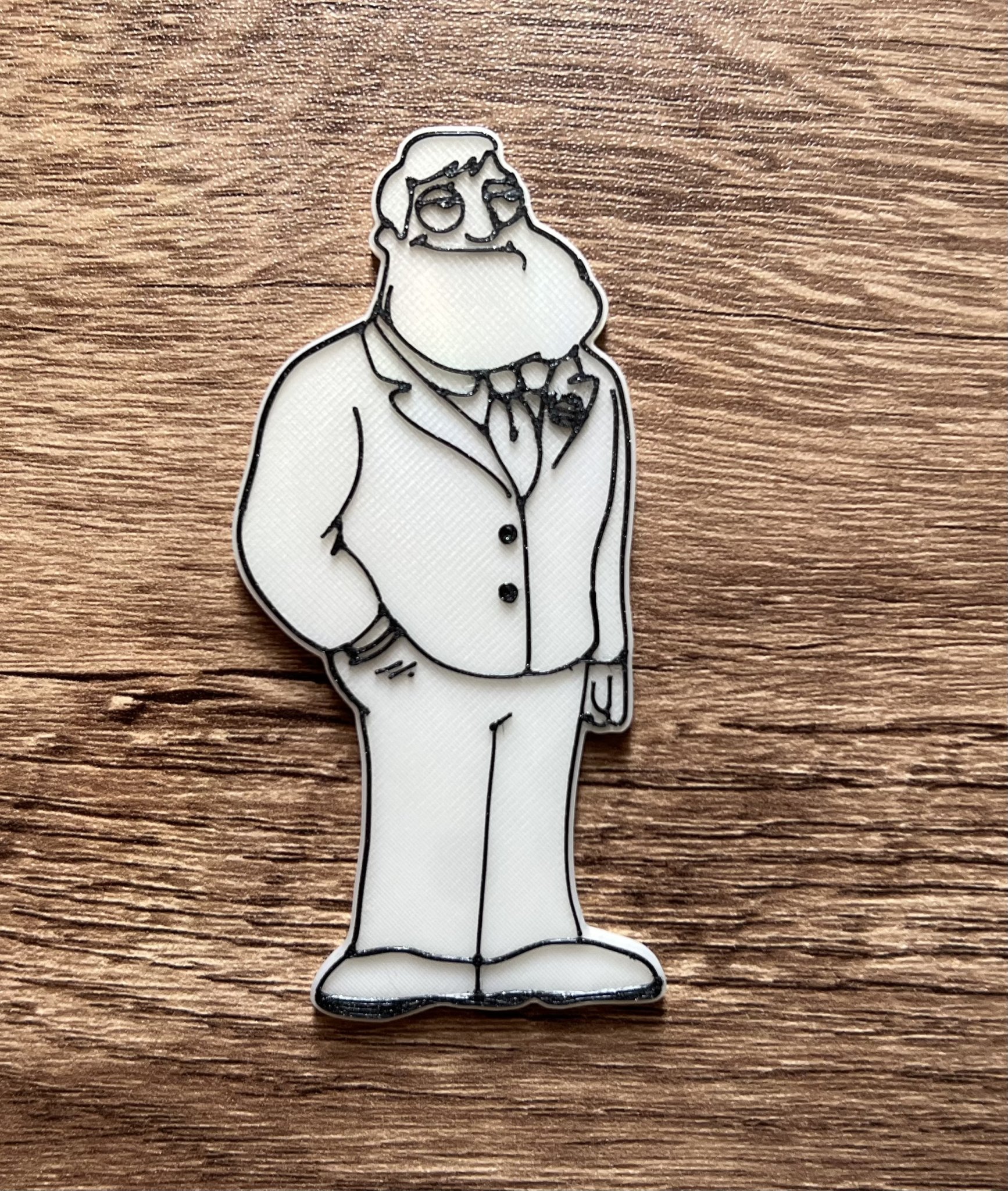 Nam diễn viên Stan trong American Dad với nam châm 8x3mm