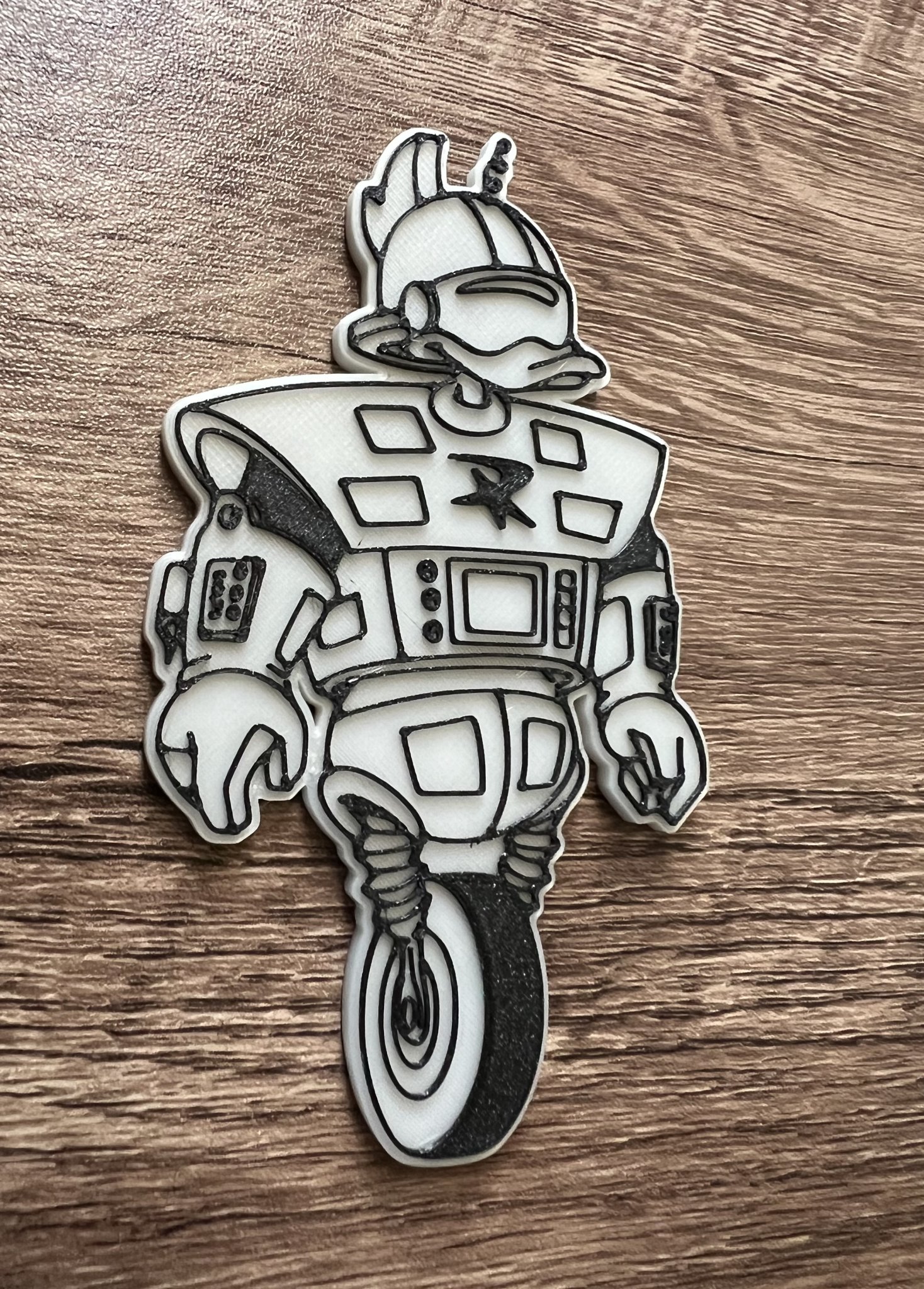 Nam châm Gizmoduck từ Duck Tales (8x3mm)