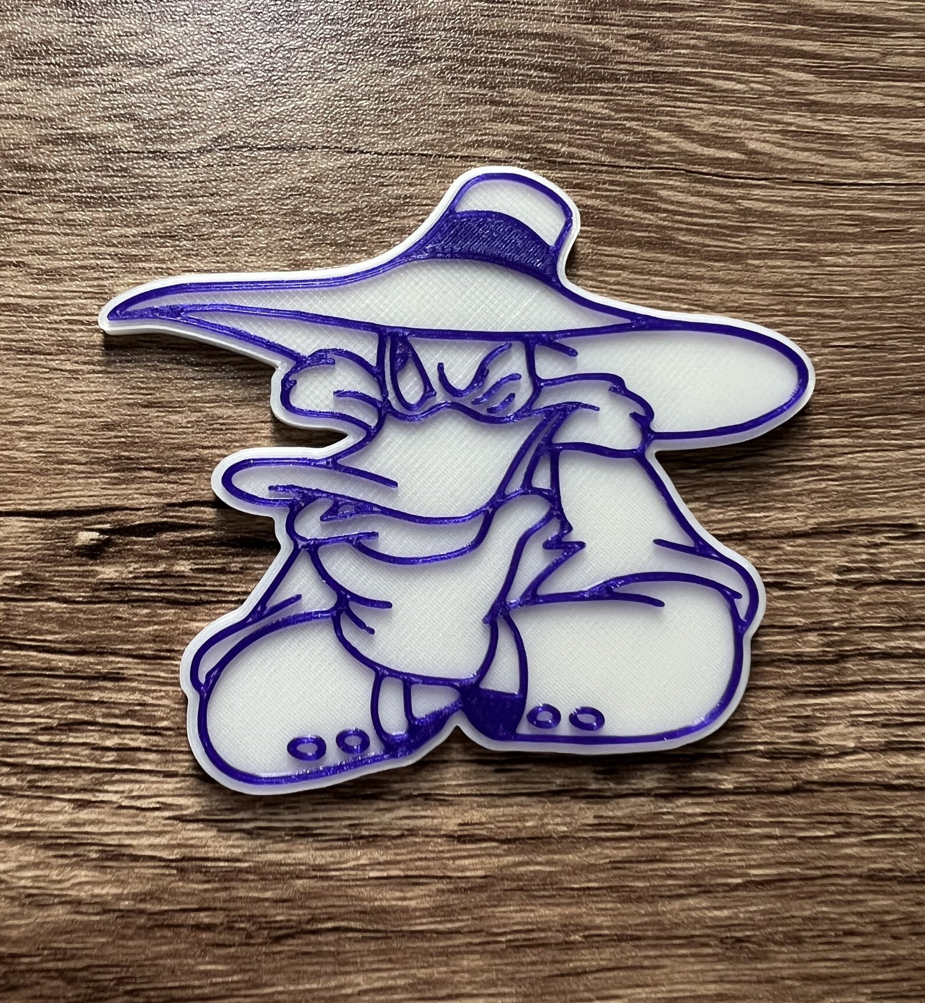 Nam châm vịt Darkwing (nam châm 8x3mm)