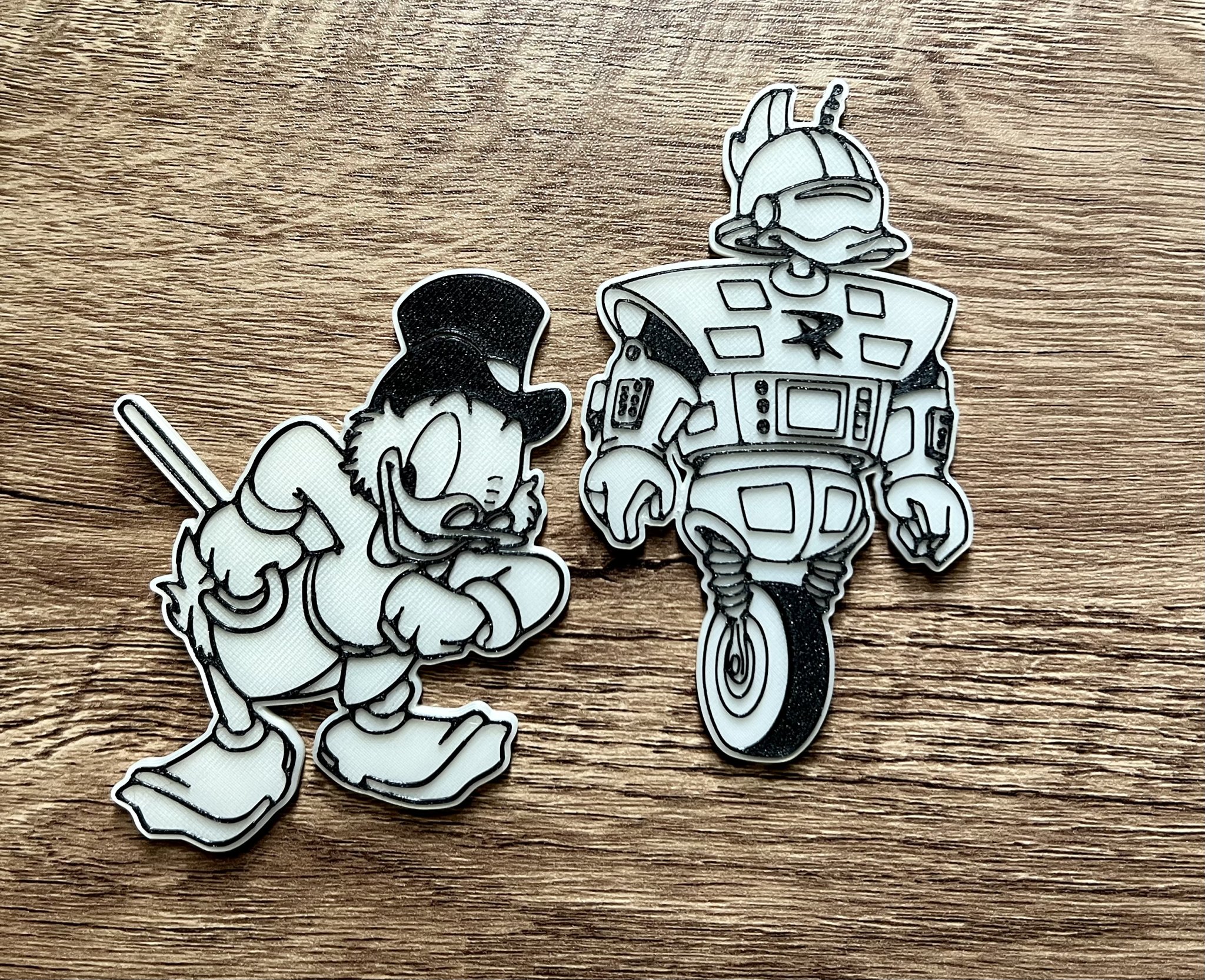 Nam châm Gizmoduck từ Duck Tales (8x3mm)