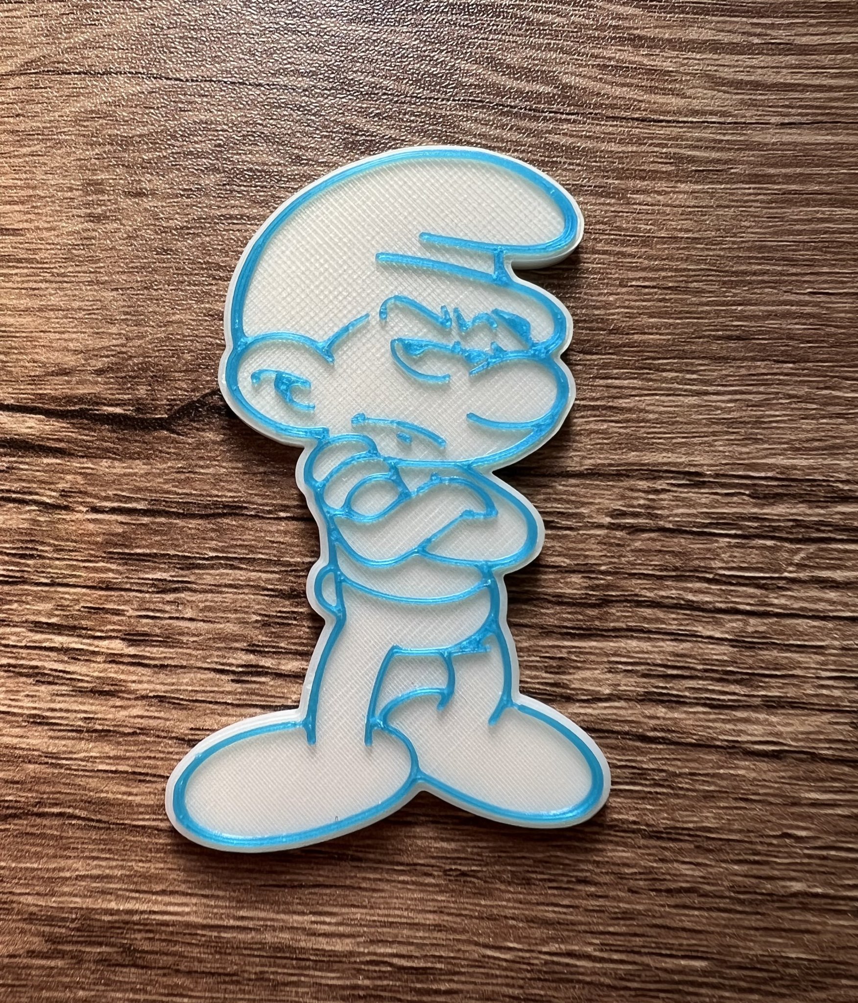 Nam châm Người Smurf Cáu Kỉnh (8x3mm)