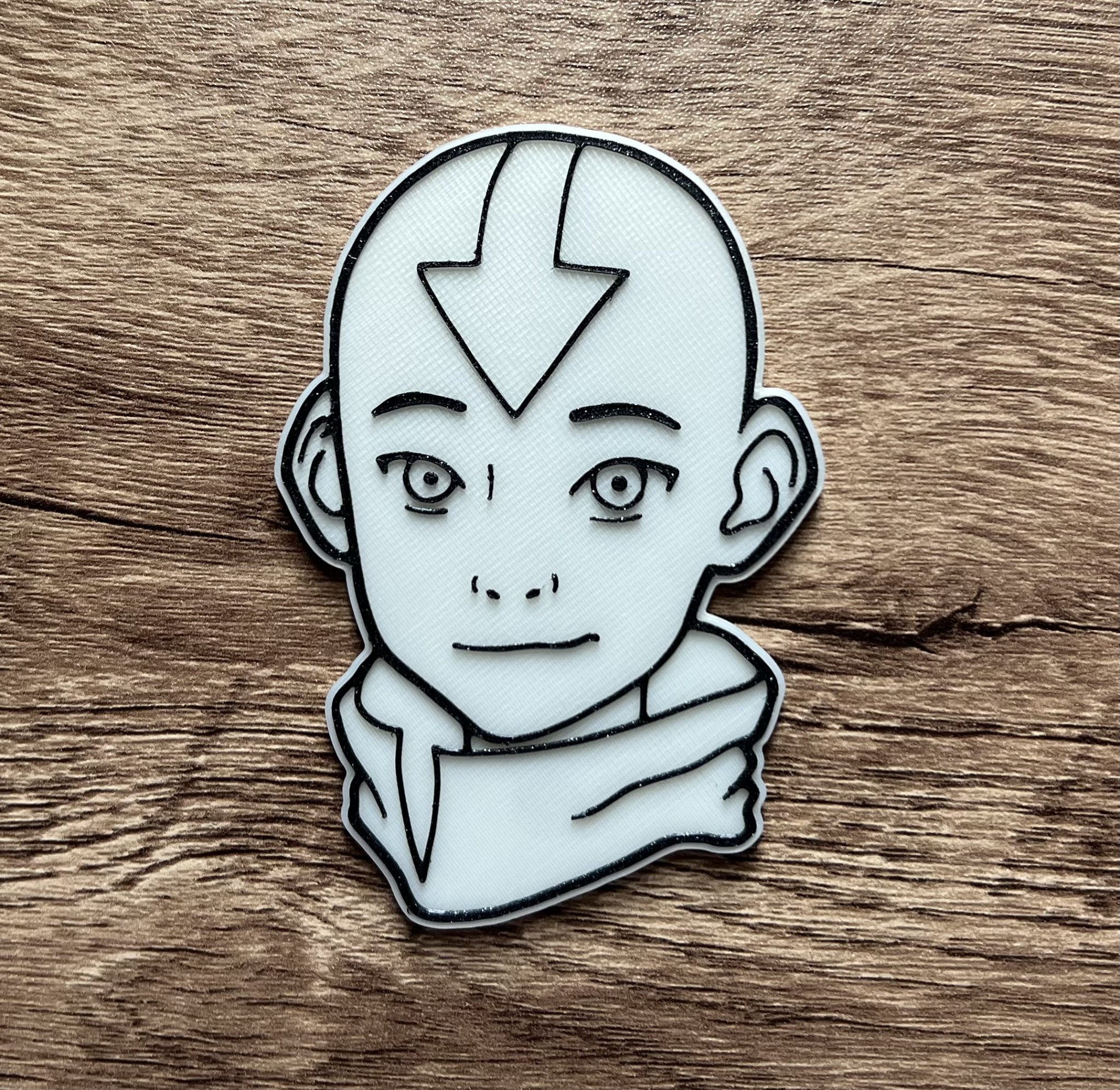 Nam châm Avatar Aang kích thước 8x3mm