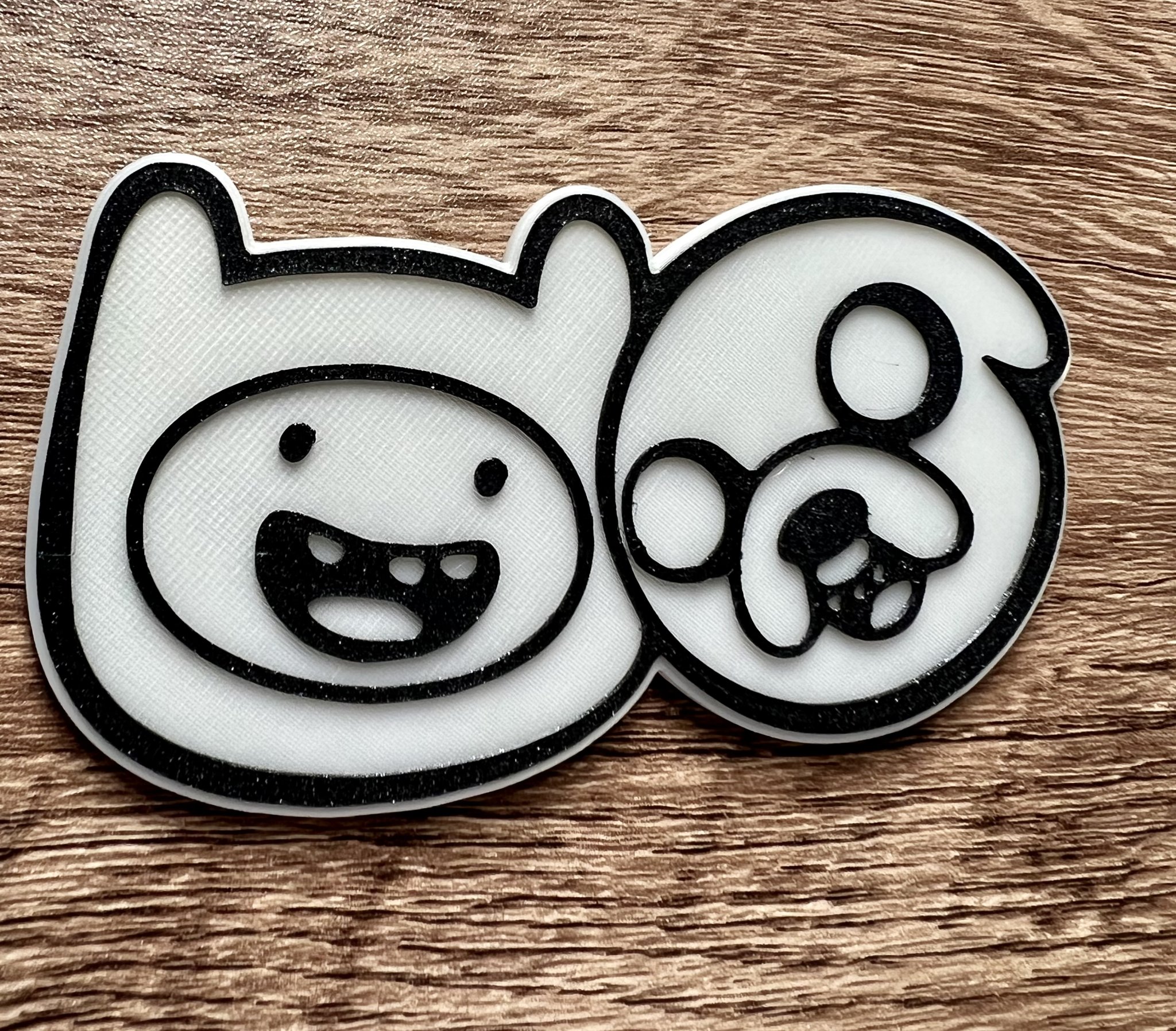 Nam châm Jake và Finn trong cuộc phiêu lưu thời gian (8x3mm)