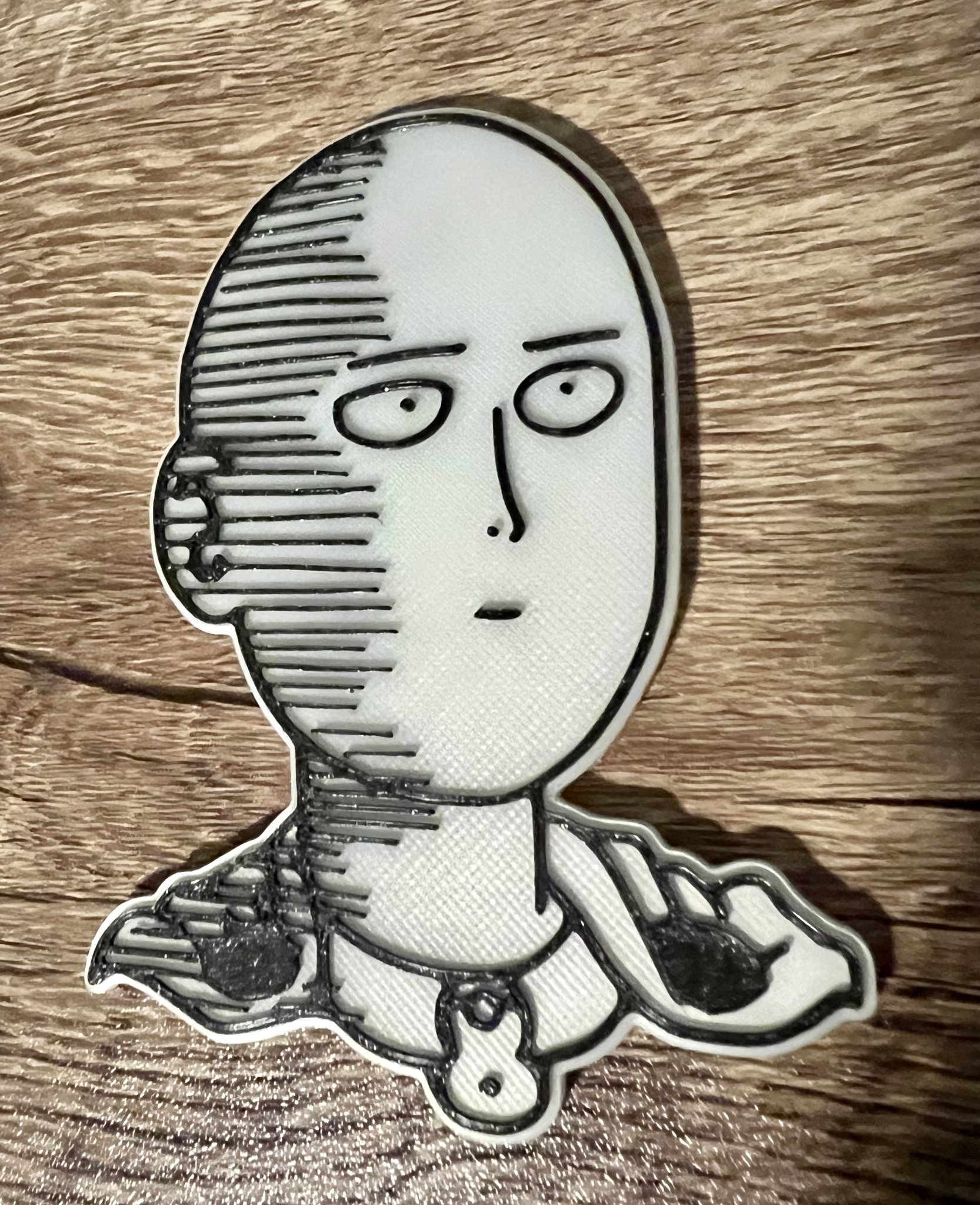 Nam siêu anh hùng Saitama với nam châm 8x3mm