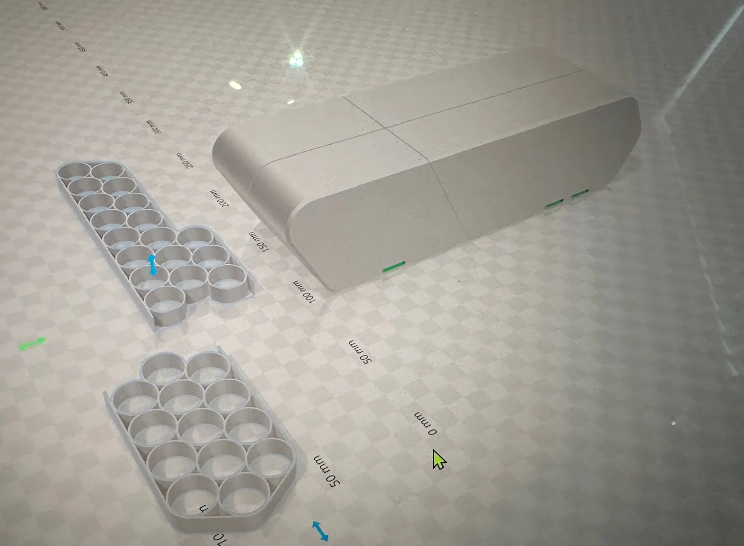 Bộ pin 10S3P có khe cắm cho dây buộc