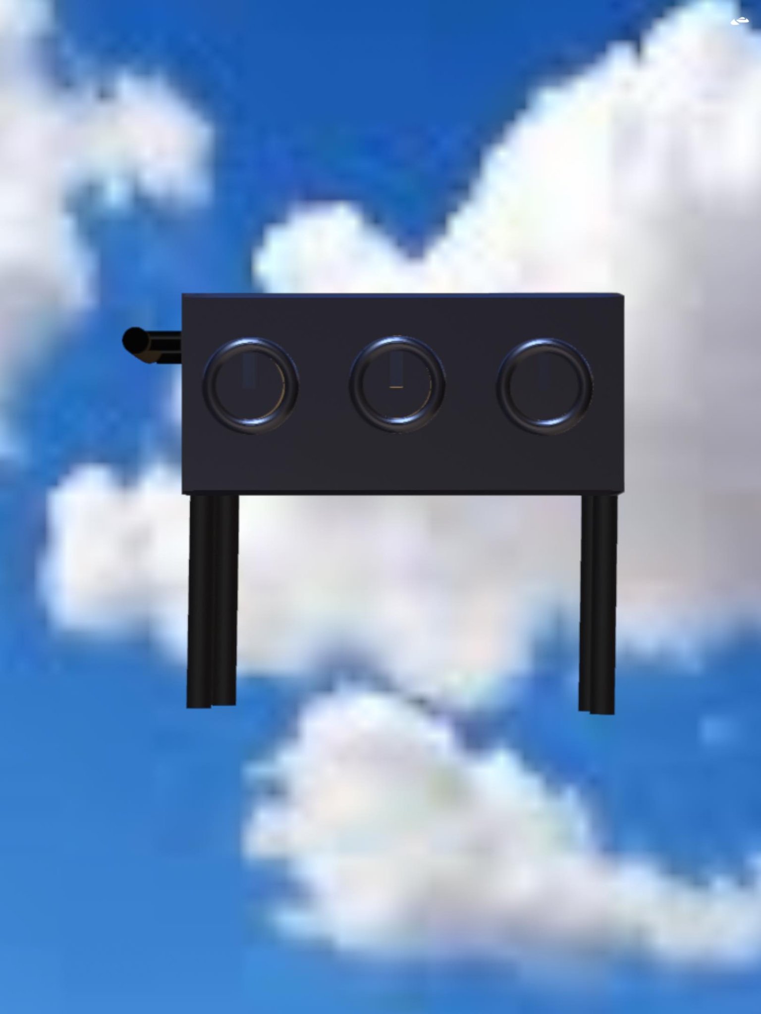 Khu vực BBQ ngoài trời cho ngôi nhà búp bê