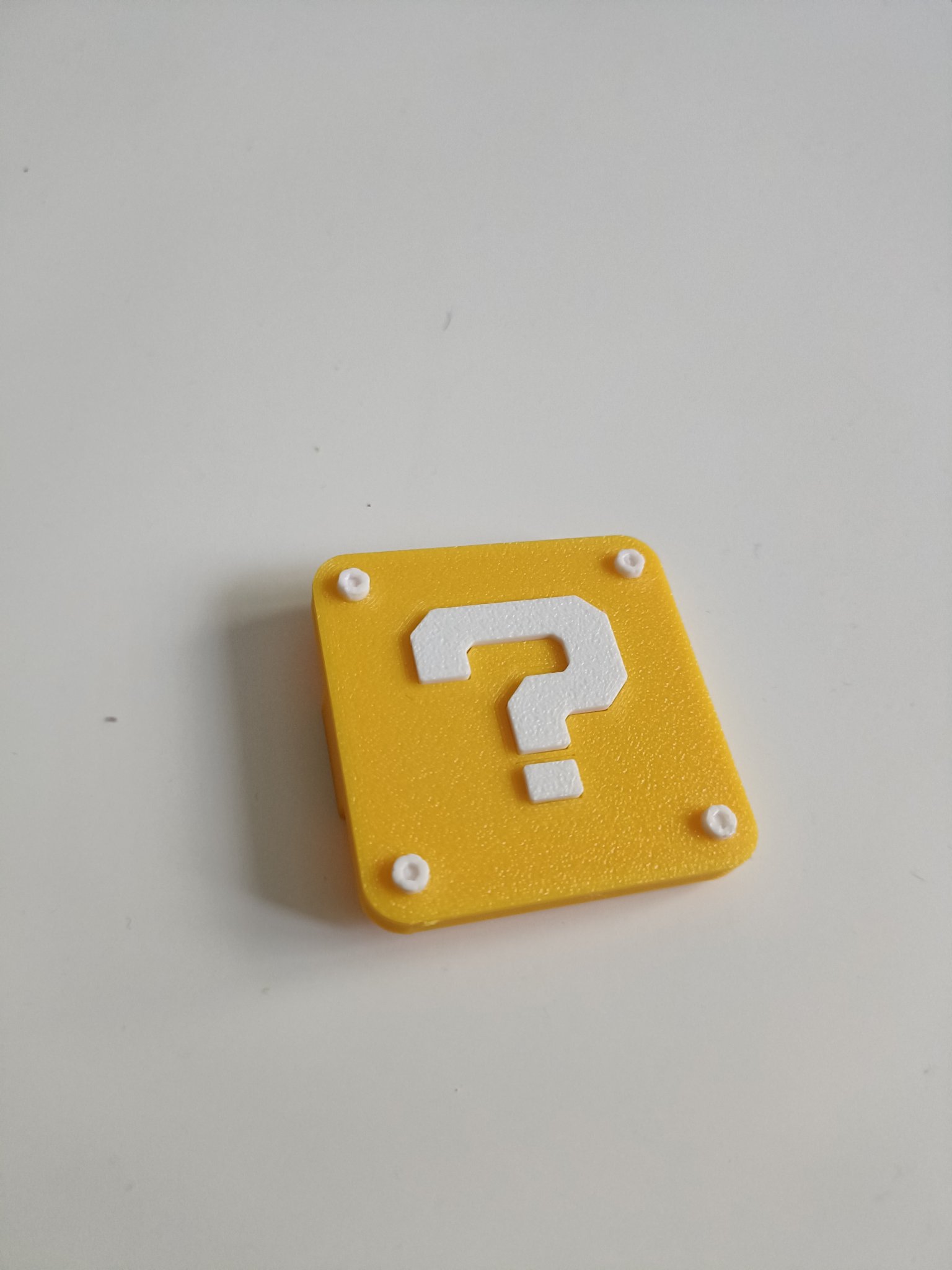 Nắp mã QR Mario khối câu hỏi cho máy in Ender 3 V2