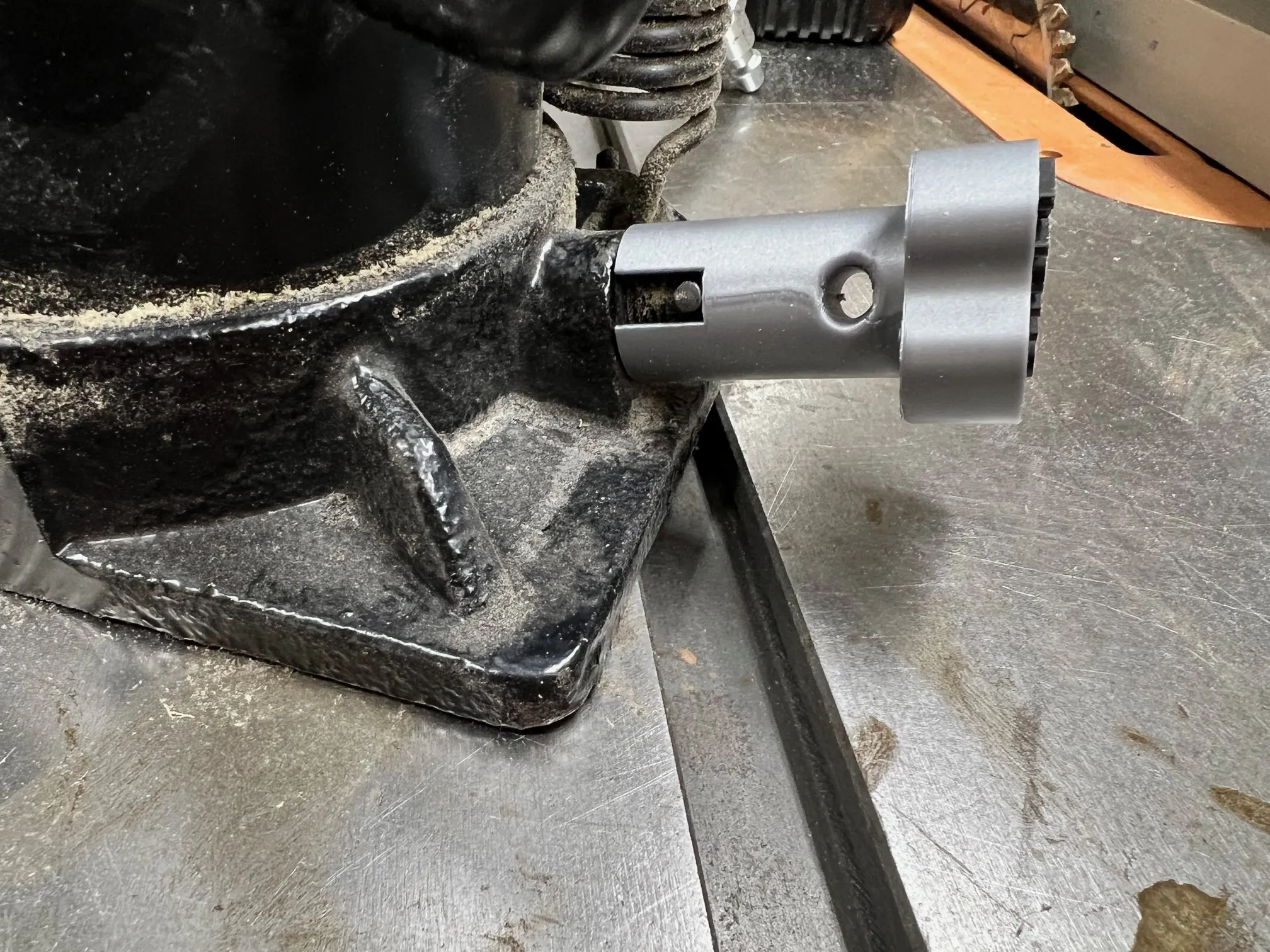 Cán tay để điều chỉnh van trên kích thủy lực