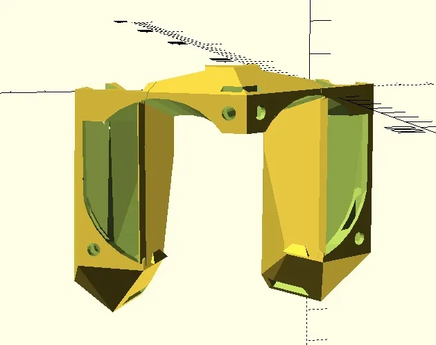 Tobera đôi làm mát cho máy in Prusa I3