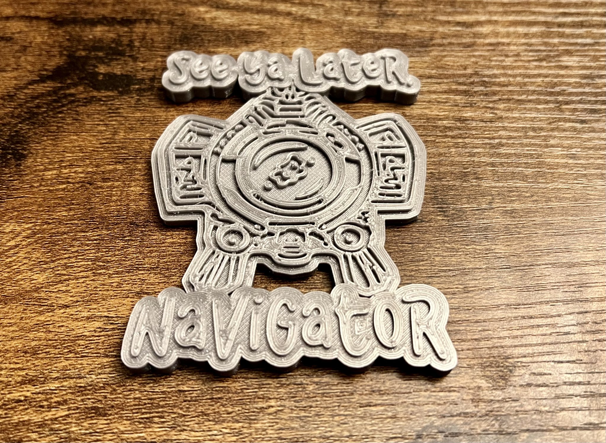 Nam châm bay Navigator 8x3mm phong cách phim 80s