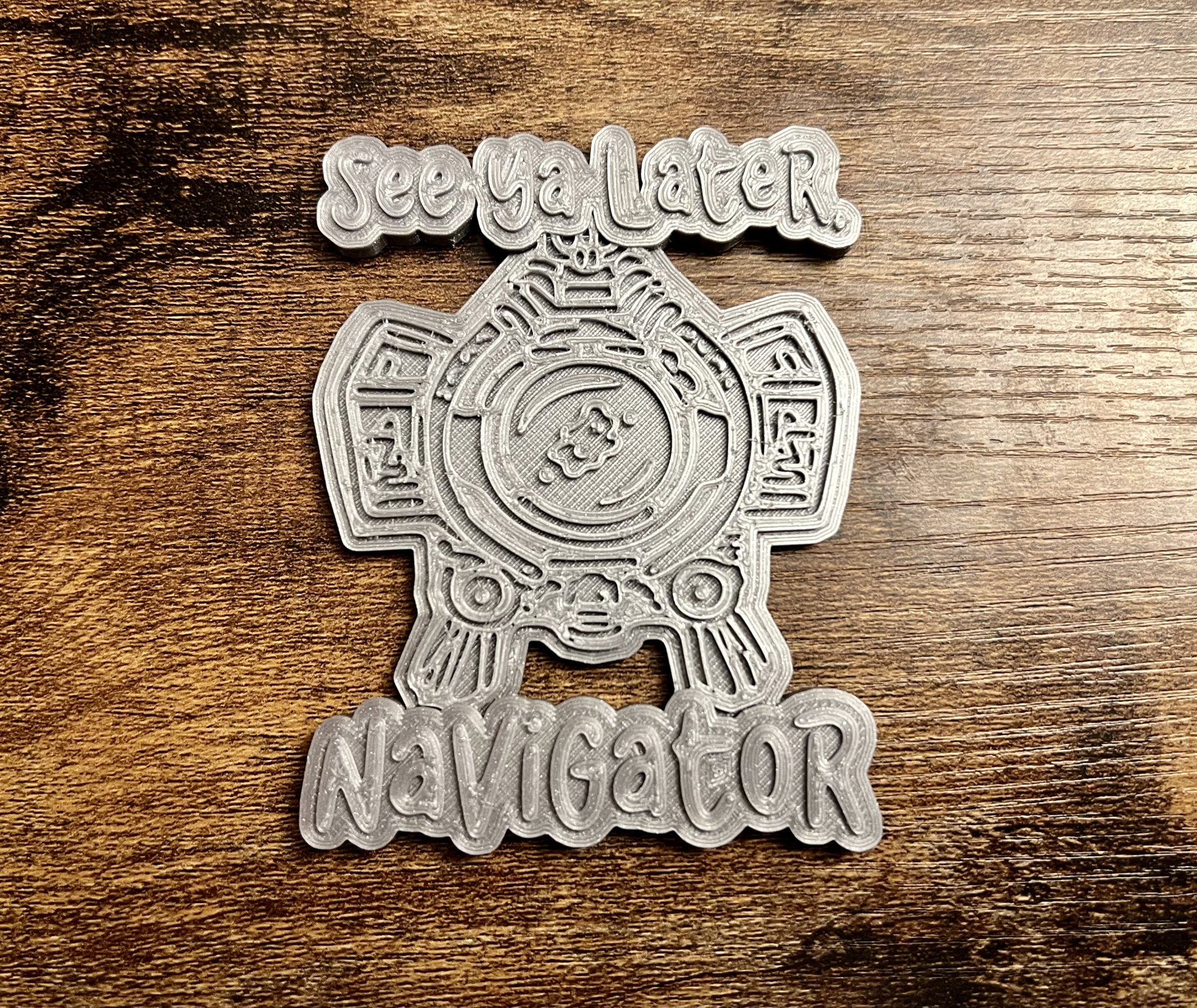 Nam châm bay Navigator 8x3mm phong cách phim 80s