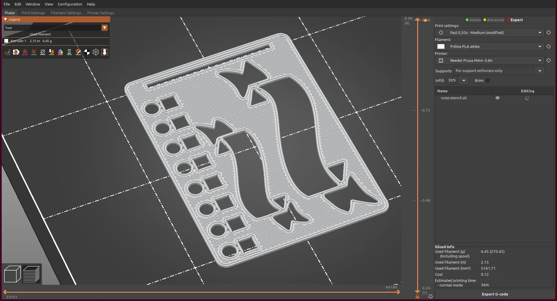 Mẫu stencil banner sóng và danh sách kiểm tra cho văn phòng