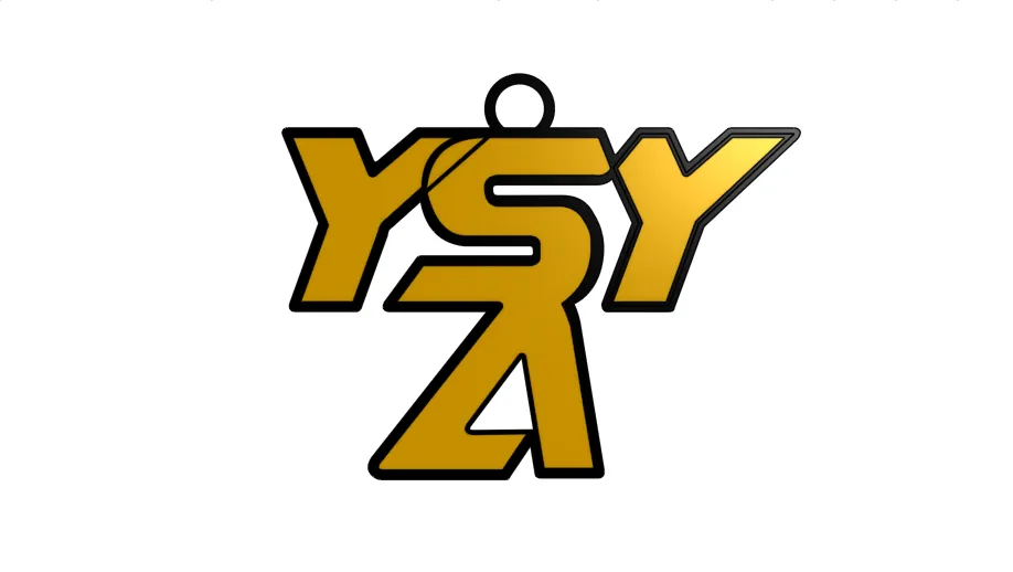 Móc khóa YSY A in 3D với thiết kế độc đáo và cá tính