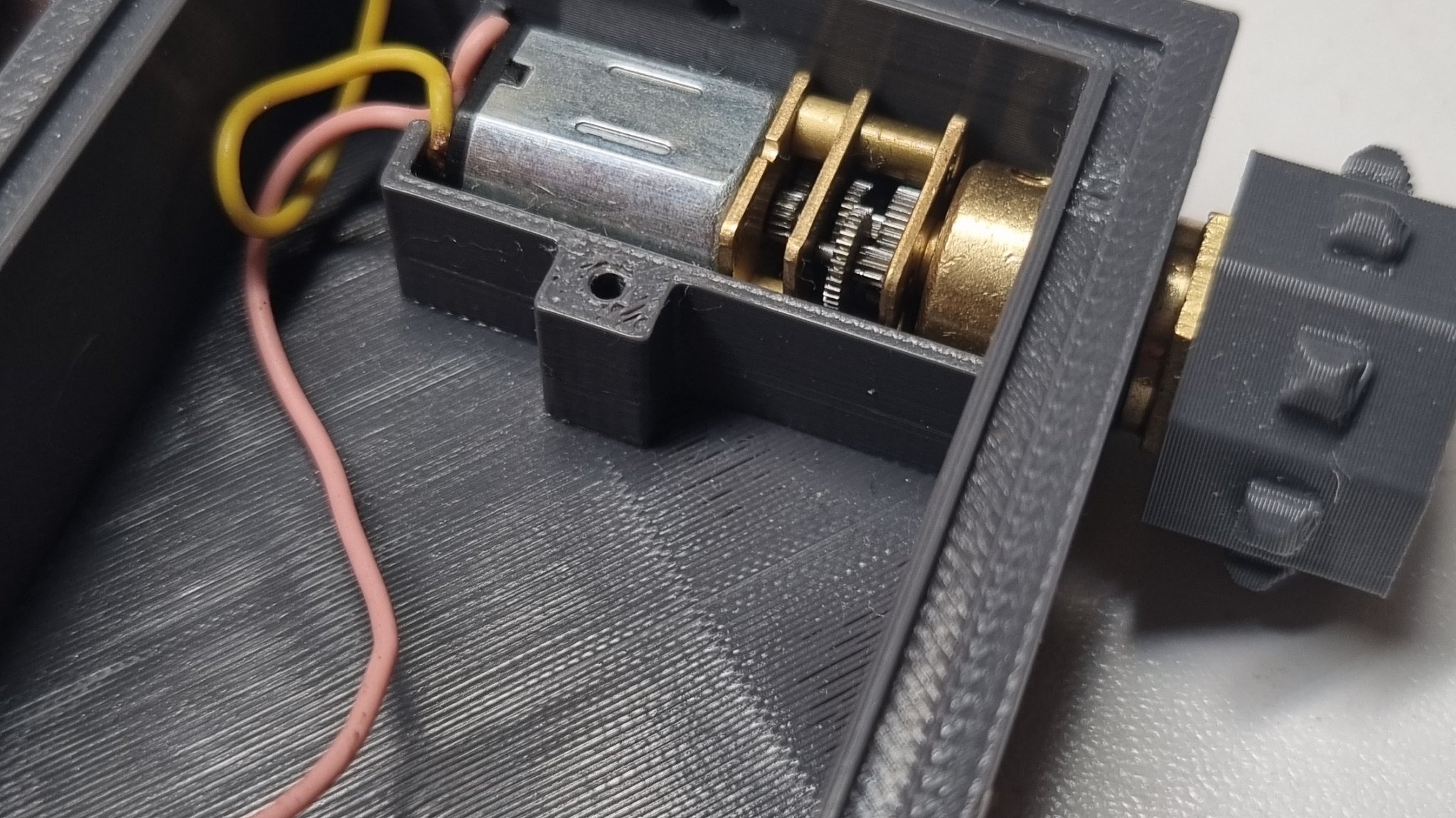 Mô hình động cơ DC N20 có bánh răng mini 3D