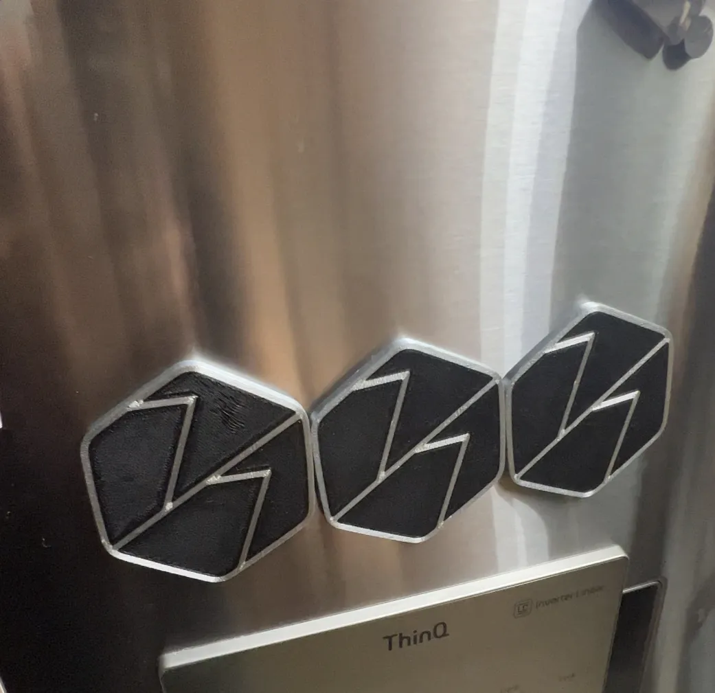 Huy hiệu tủ lạnh đa màu sắc Apple Fitness có thể lật