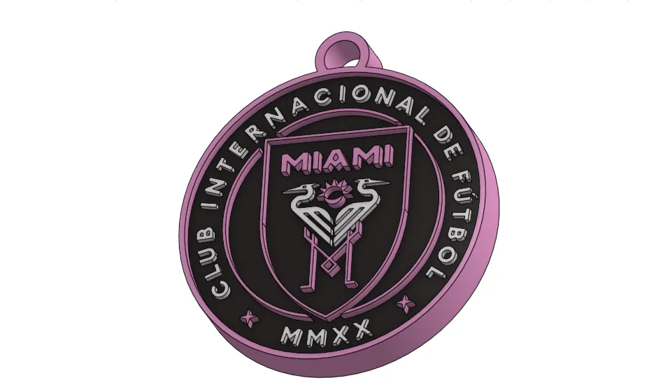 Móc khóa logo Inter Miami CF độc đáo và phong cách