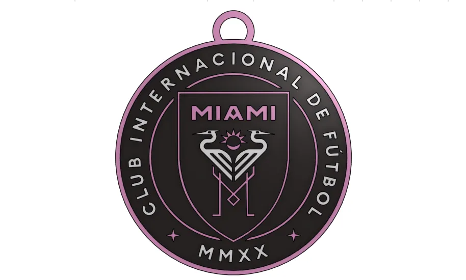 Móc khóa logo Inter Miami CF độc đáo và phong cách
