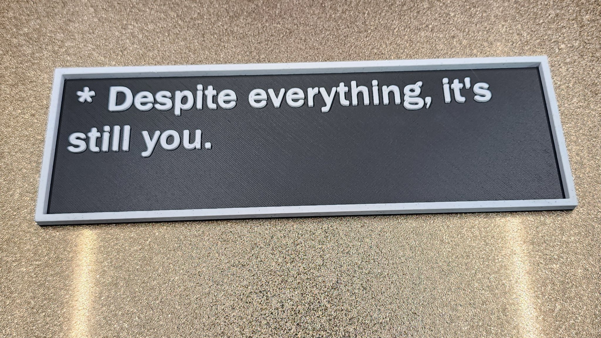 Thông điệp gương Undertale: "Dù sao đi nữa, vẫn là bạn