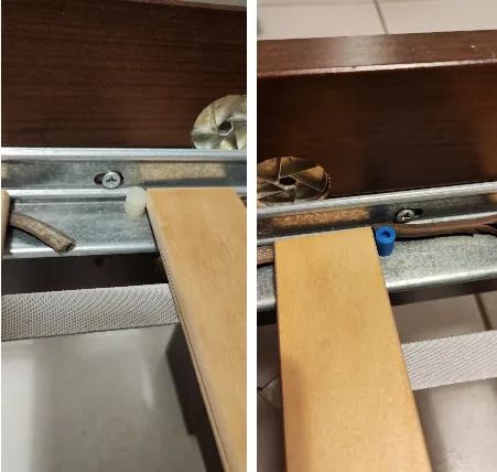 Chốt giữ đai lò xo gỗ cho giường IKEA