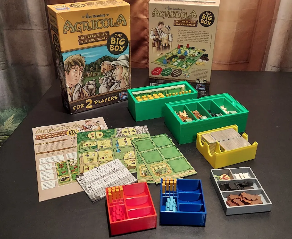 Khay đựng và tổ chức trò chơi Agricola All Creatures Big and Small