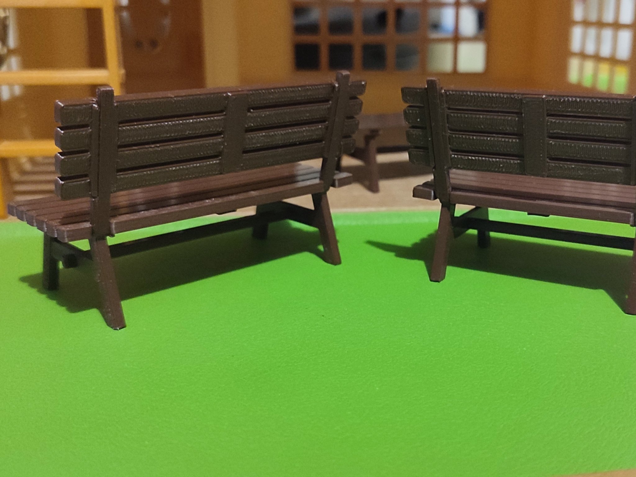 Ghế băng có tựa cho đồ chơi gia đình Sylvanian