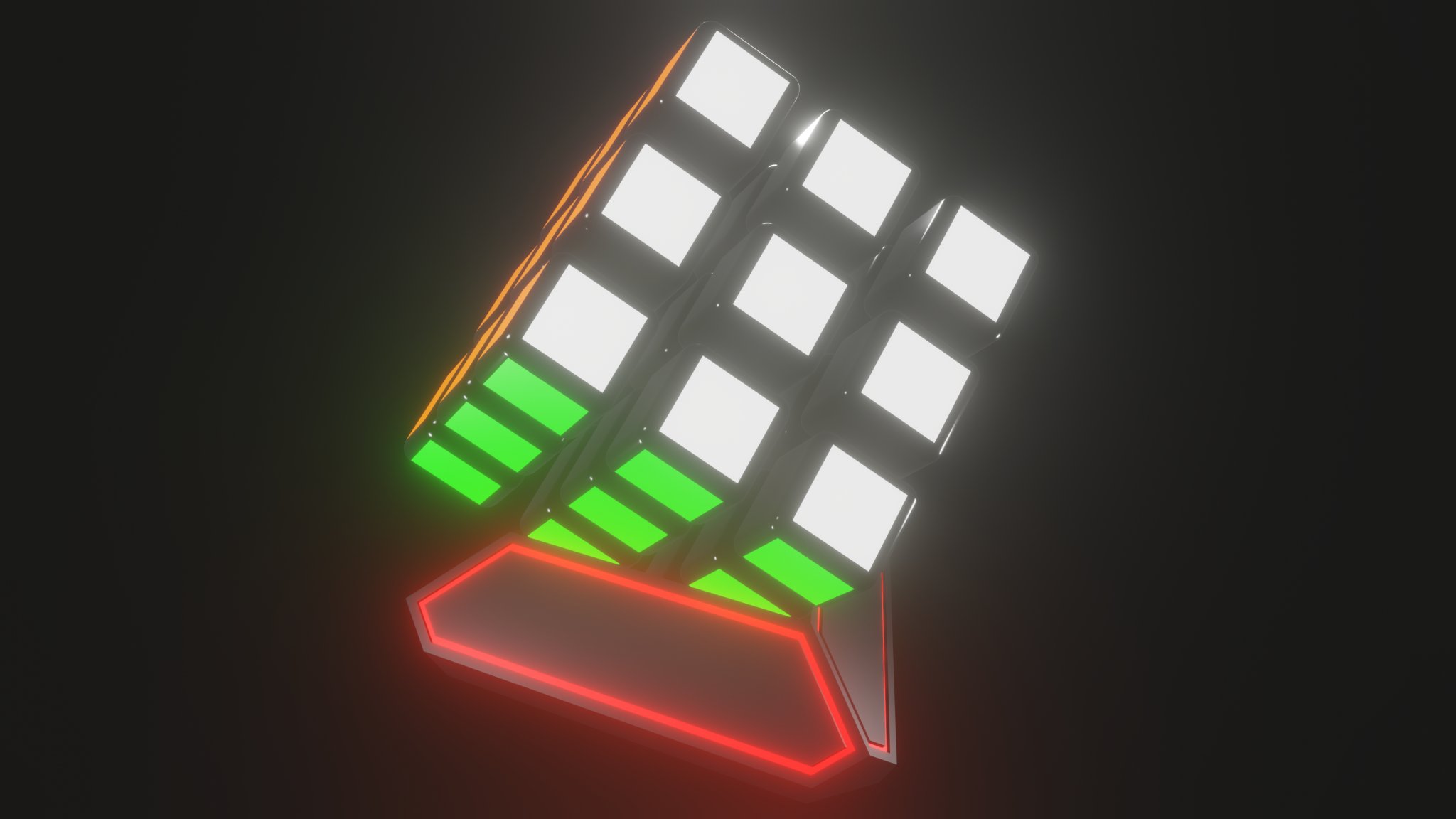 Giá đỡ đơn giản cho khối Rubik