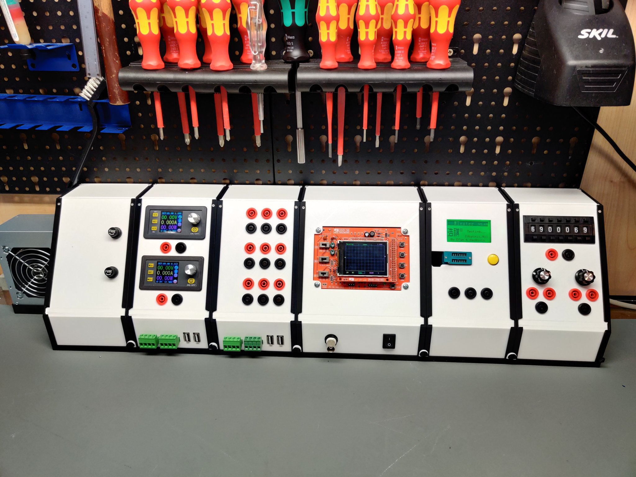 Hệ thống phòng thí nghiệm điện tử EleLab_v2 giá rẻ và linh h...