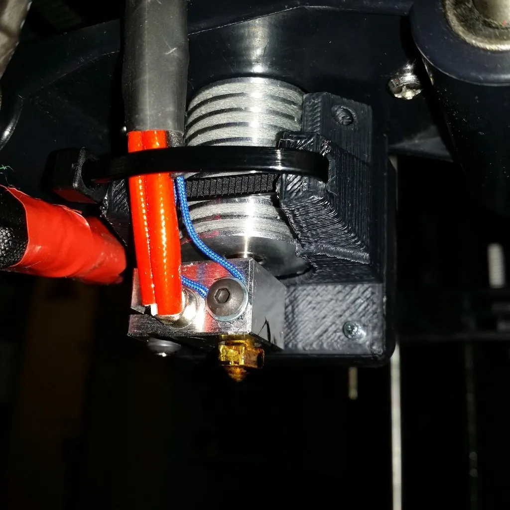 Bộ che quạt E3D V6 40mm kiểu thấp với khóa dây zip