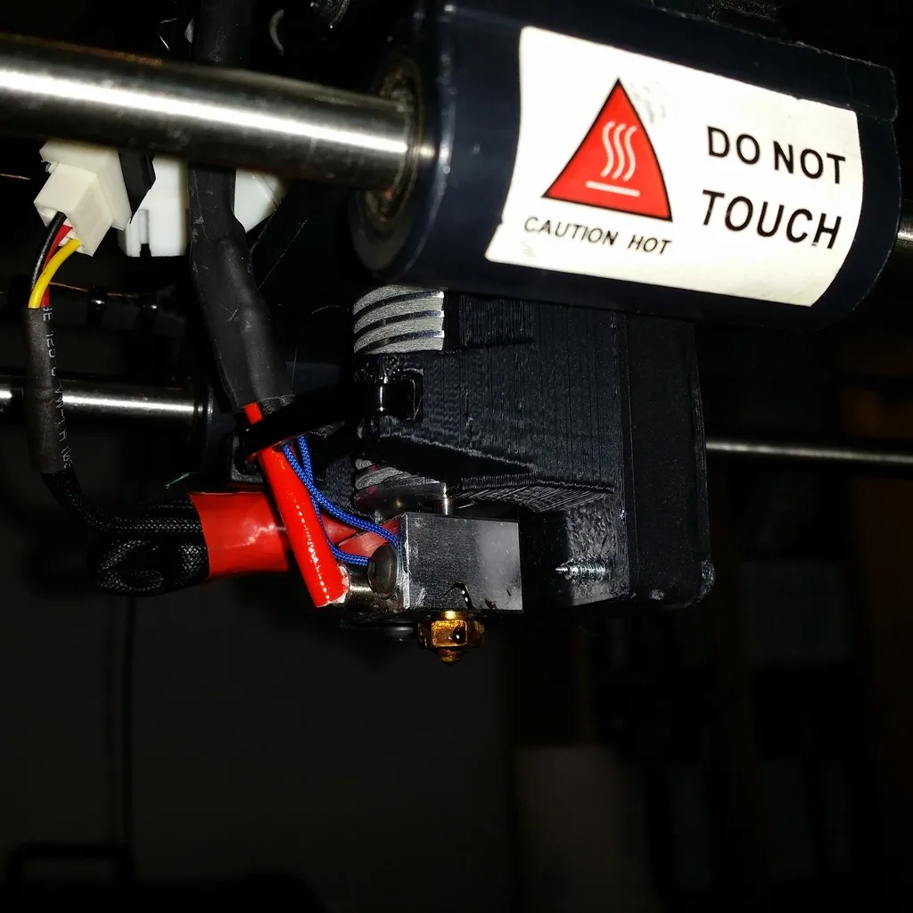 Bộ che quạt E3D V6 40mm kiểu thấp với khóa dây zip