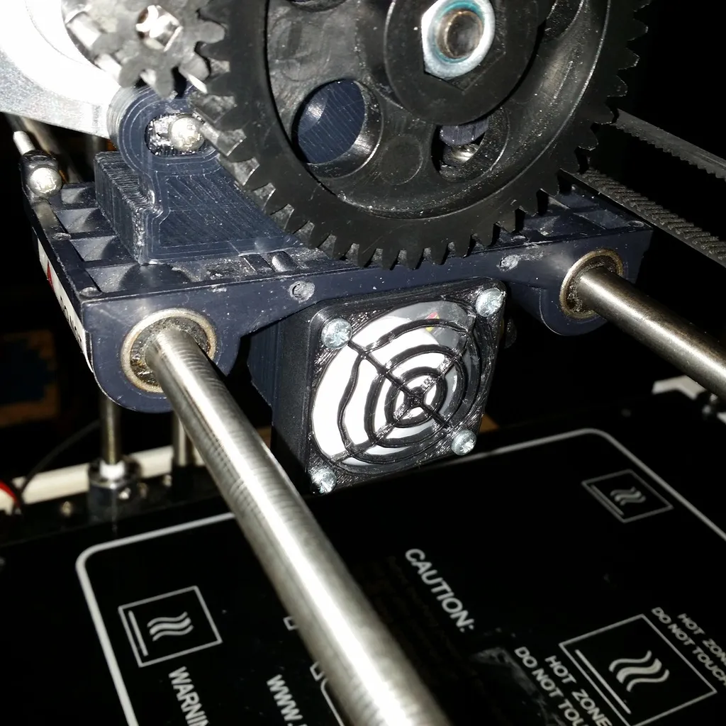 Bộ che quạt E3D V6 40mm kiểu thấp với khóa dây zip