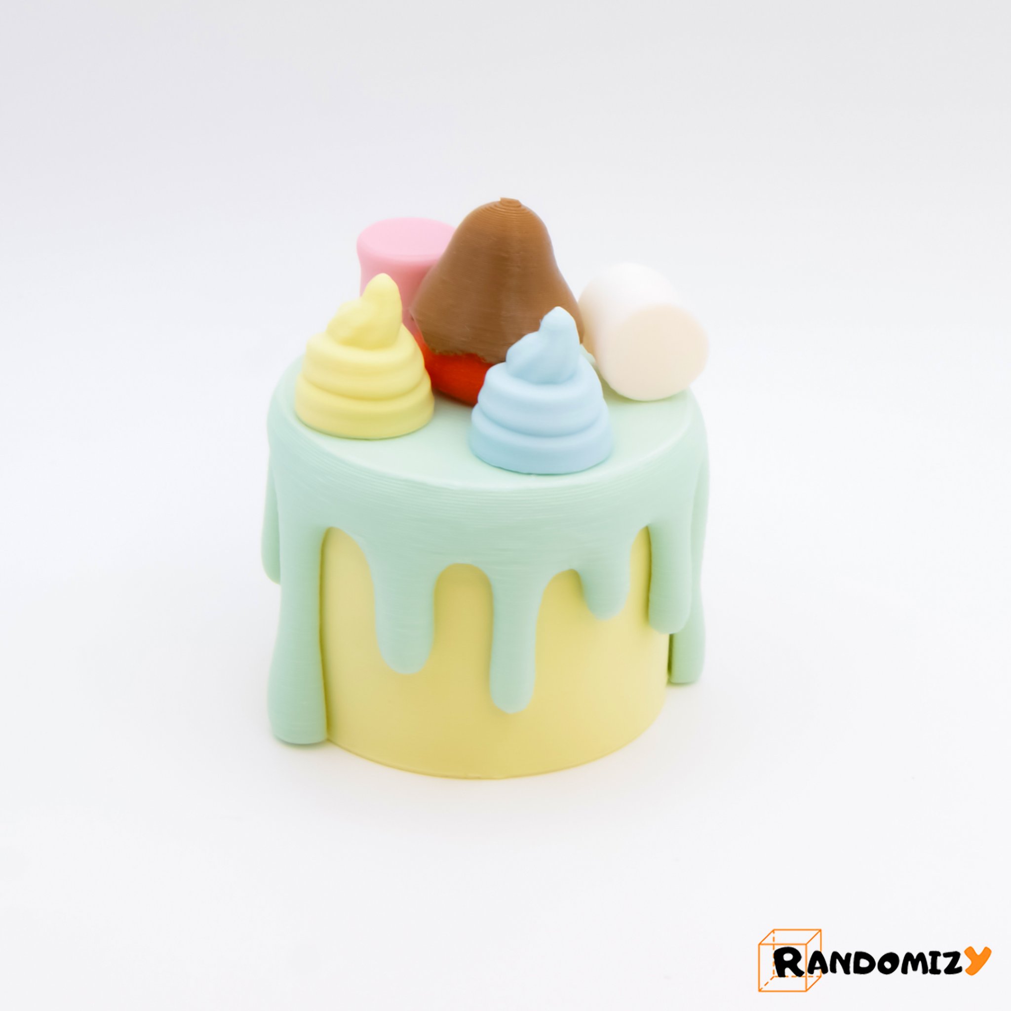 Bánh kem trang trí nhỏ đa năng làm hộp lưu trữ