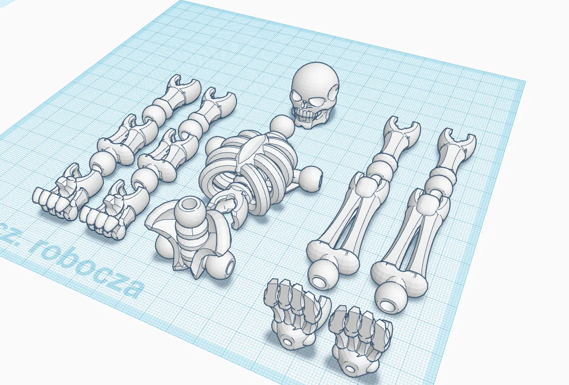 Bộ xương có thể tạo dáng độc đáo cho nghệ thuật điêu khắc