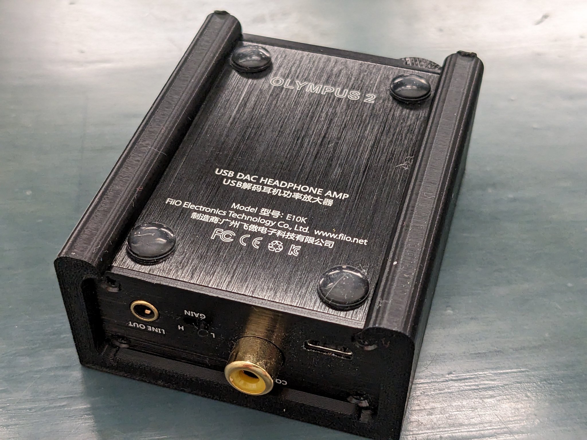 Giá đỡ DAC FIIO E10K lắp dưới bàn