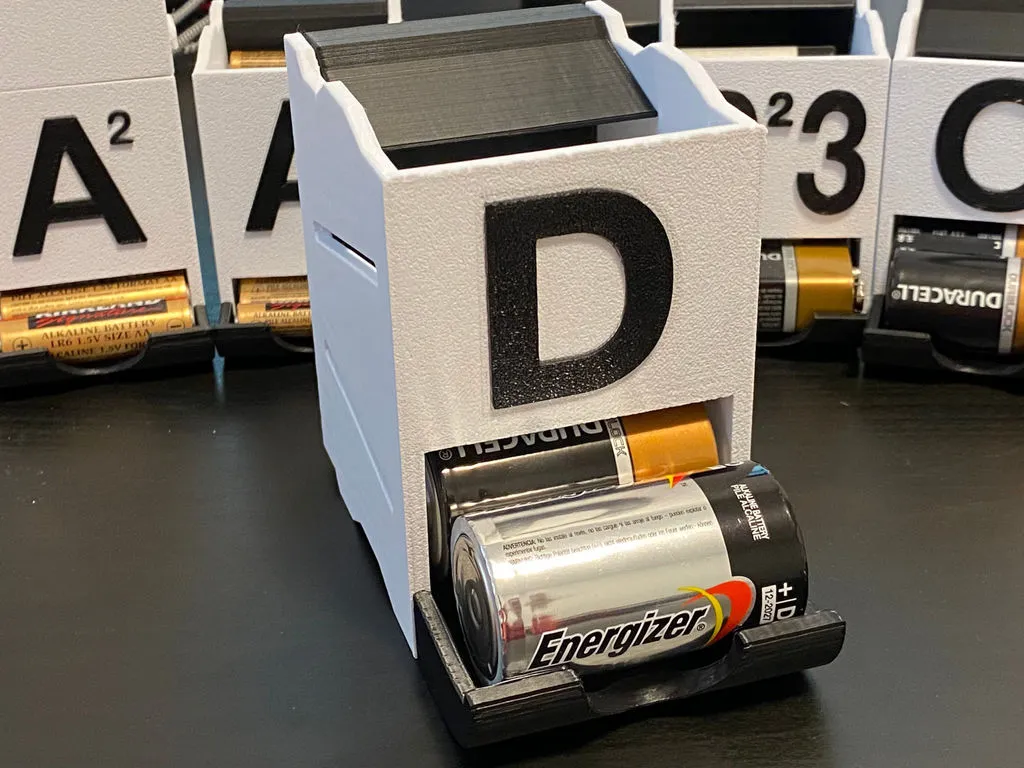 Giá đỡ pin D xếp chồng cải tiến