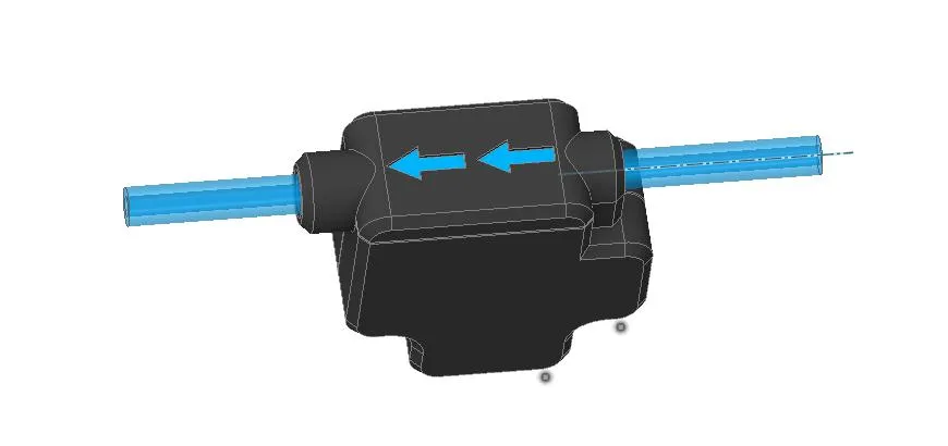 Cảm biến phát hiện hết filament với chèn PTFE cải tiến