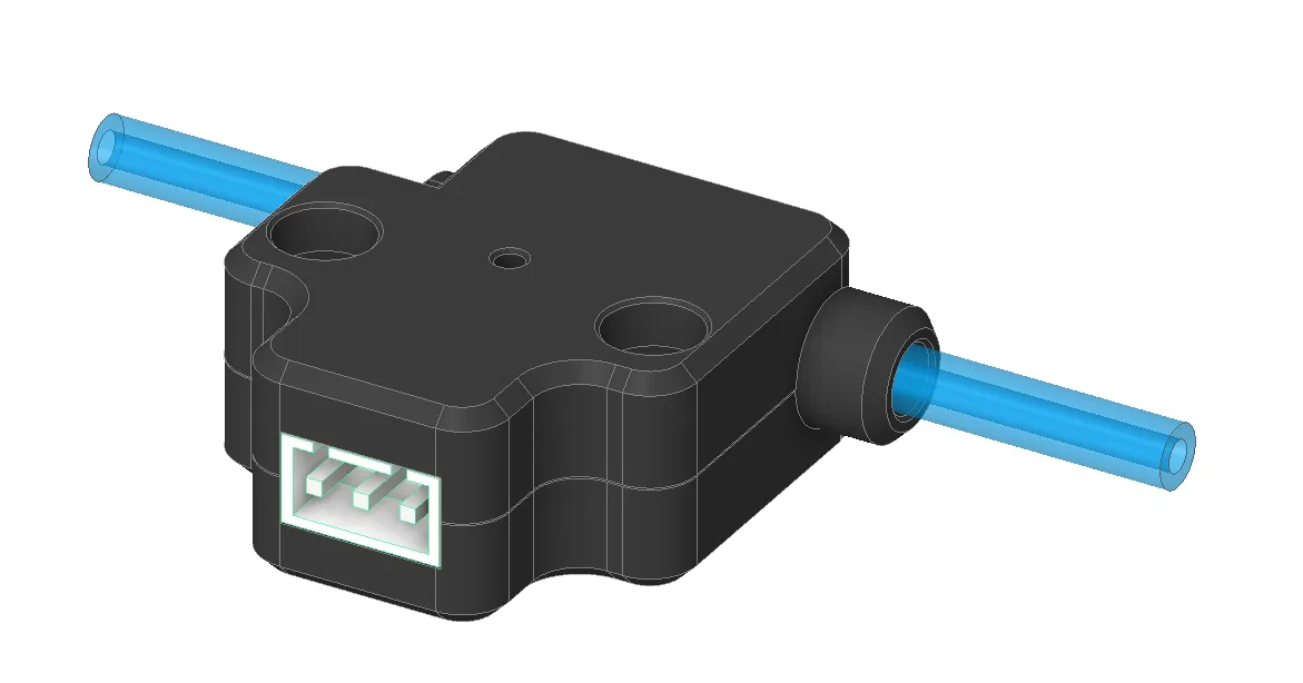 Cảm biến phát hiện hết filament với chèn PTFE cải tiến