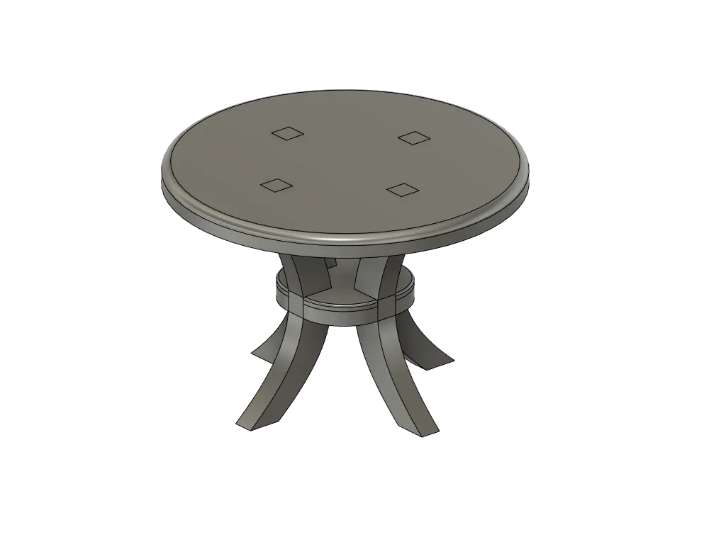 Bàn tròn nhỏ cho không gian sống