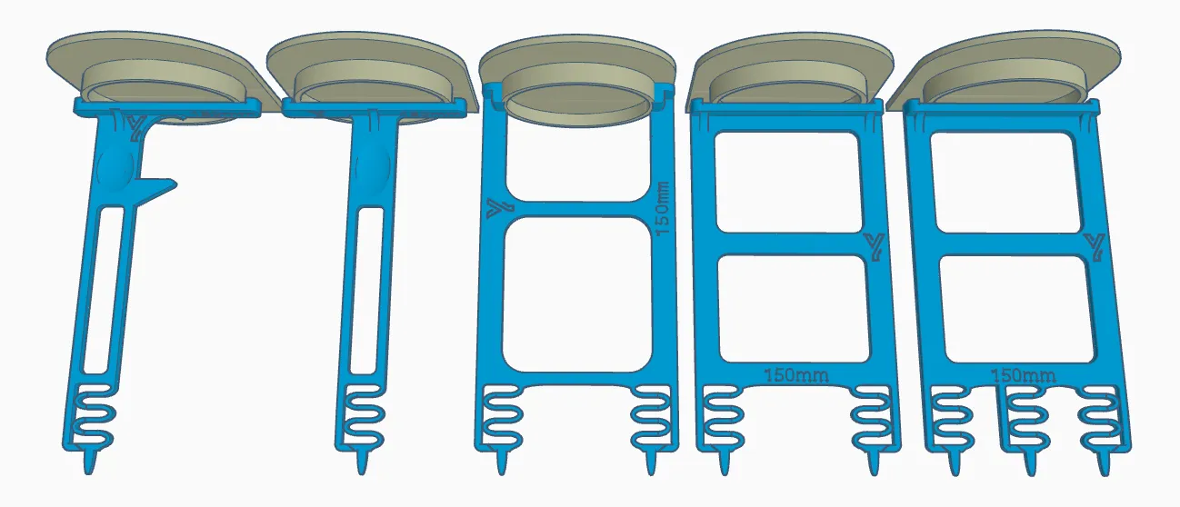 Thước đo khoảng cách khắc 150mm cho LaserPecker 4