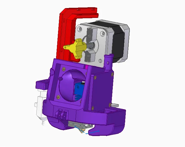 Bộ tản nhiệt quạt Direct Drive MicroSwiss cho CR10S Pro V2