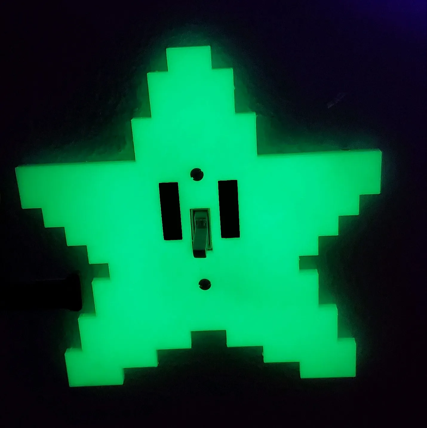 Công tắc đèn Mario hình ngôi sao cho phòng trẻ em