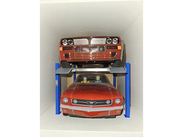 Giá đỡ nâng 4 cột cho gara hoặc Kallax/Expedit