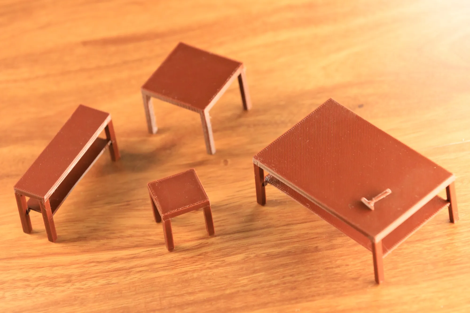 Bộ sưu tập IKEA LACK tỷ lệ 1/12 - cần lắp ráp