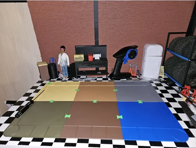 Thảm pitmat RC mô-đun dễ dàng và tiện lợi