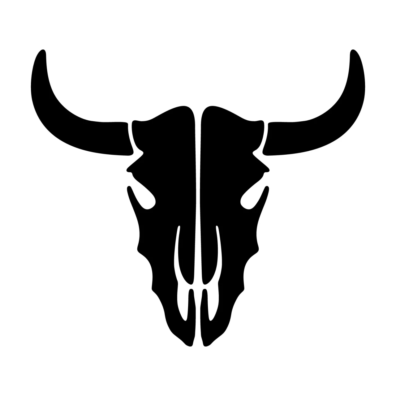 Trâu rừng sừng dài với ánh sáng nền LED