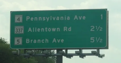 Biển báo đường tiểu bang Maryland