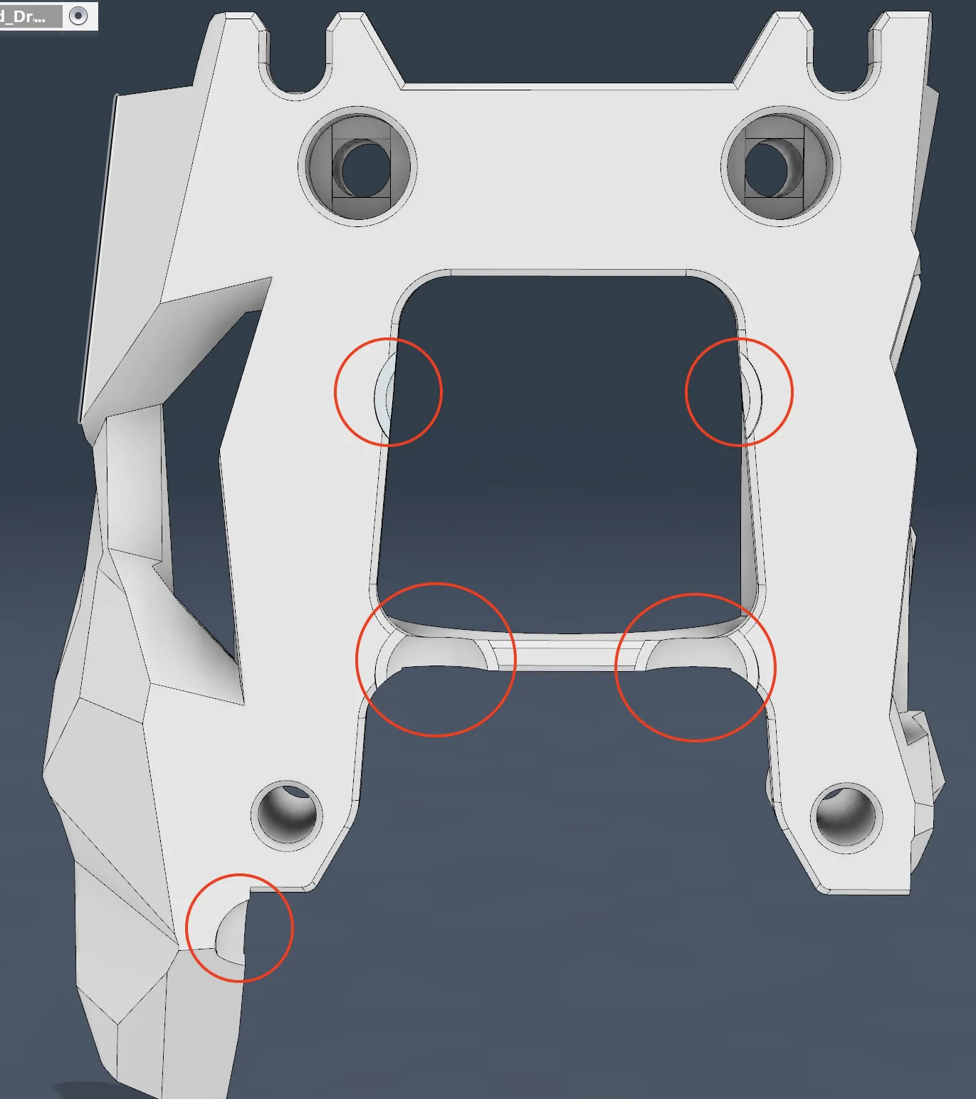 Giá đỡ UHF cho Stealthburner trên máy in Voron TAP