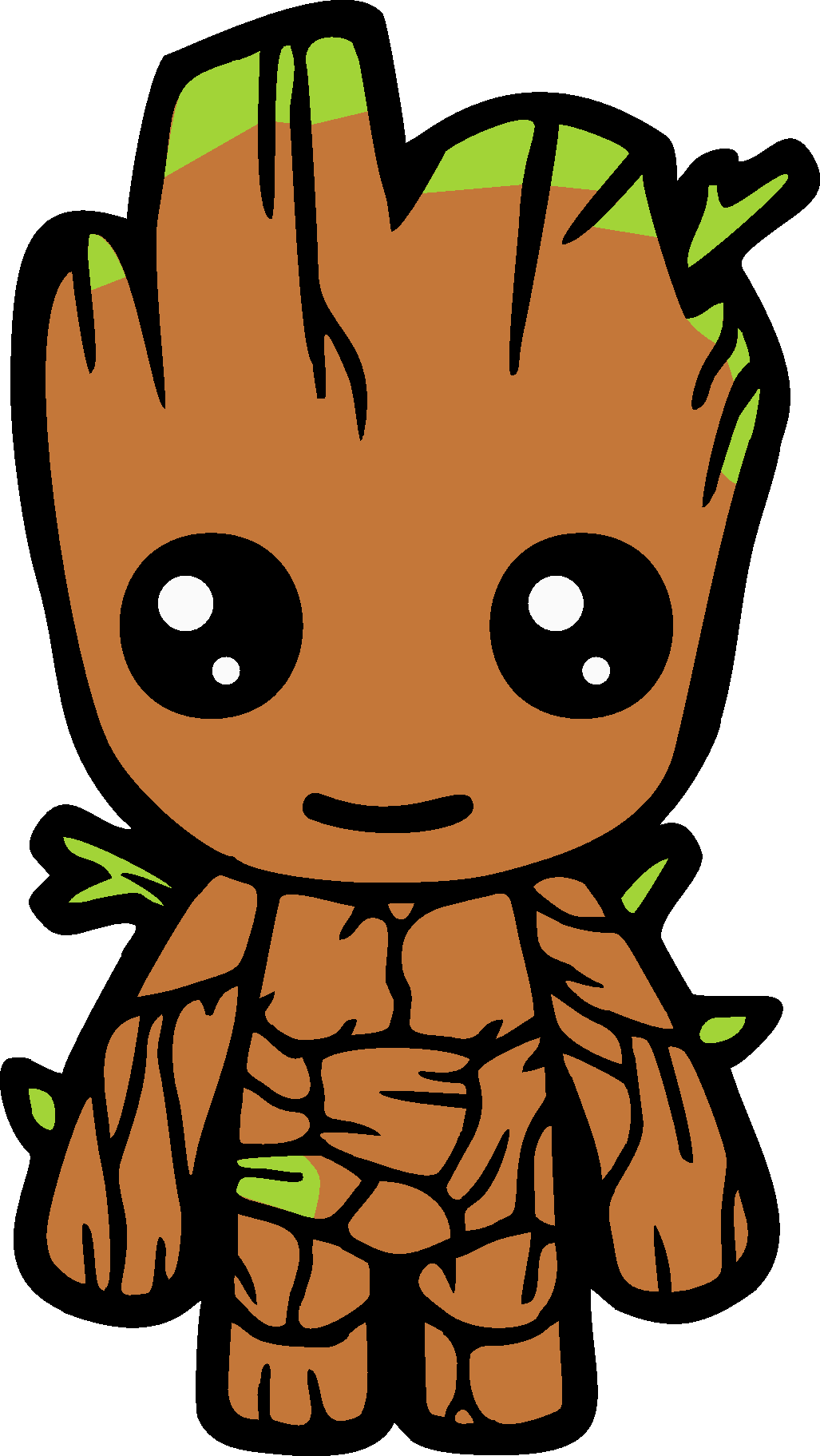 Mô hình Groot nghệ thuật từ filament HueForge